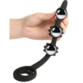 Boules anales gonflables TEXTURED BALLS de 20 x 4.5 cm 2