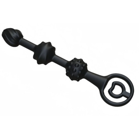 Boules anales gonflables TEXTURED BALLS de 20 x 4.5 cm