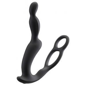 Stimulateur Prostatique Vibrant Double Anneau 16.5 x 2.8cm