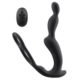 Stimulateur Prostatique Vibrant Double Anneau 16.5 x 2.8cm