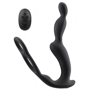 Stimulateur Prostatique Vibrant Double Anneau 16.5 x 2.8cm