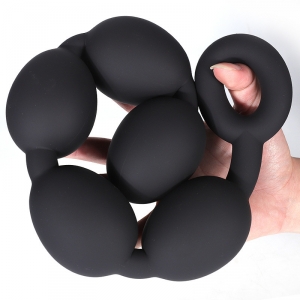 Boules anales CHAPIRA L Noires de 46 x 5.8 cm