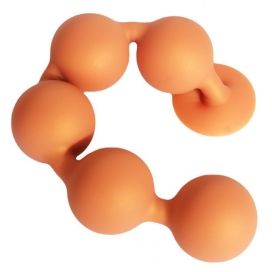 Boules anales BULBY BUTT L de 36 x 5.7 cm Orange 2
