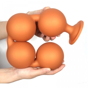Boules anales BULBY BUTT XXXL de 45 x 8.7 cm Orange