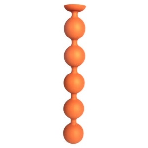 Boules anales en Silicone BULBY BUTT M de 30 x 4.7 cm Orange