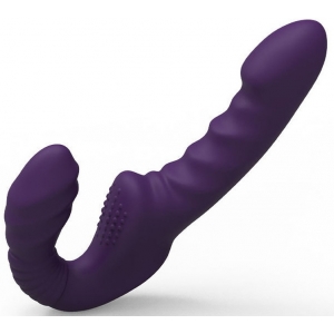 Gode Ceinture sans harnais vibrant BEAUTYPURP 13 x 3.8cm