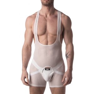 Singlet Backless PAN blanc de Barcode Berlin