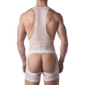 Singlet Backless PAN blanc de Barcode Berlin 2