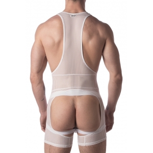 Singlet Backless PAN blanc de Barcode Berlin