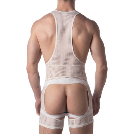 Singlet Backless PAN blanc de Barcode Berlin