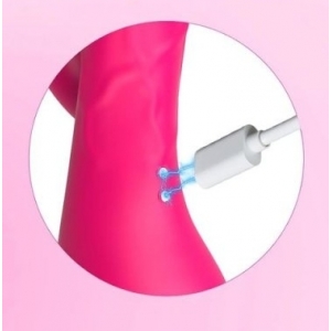 Vibro Rabbit SPOTBIT 14 x 3.7cm Rose Noir