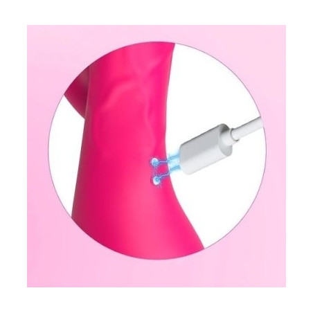 Vibro Rabbit SPOTBIT 14 x 3.7cm Rose Noir
