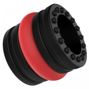 Ballstretcher souple DOBLO noir-rouge Hauteur 4 cm