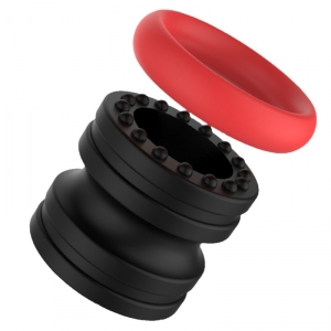 Ballstretcher souple DOBLO noir-rouge Hauteur 4 cm