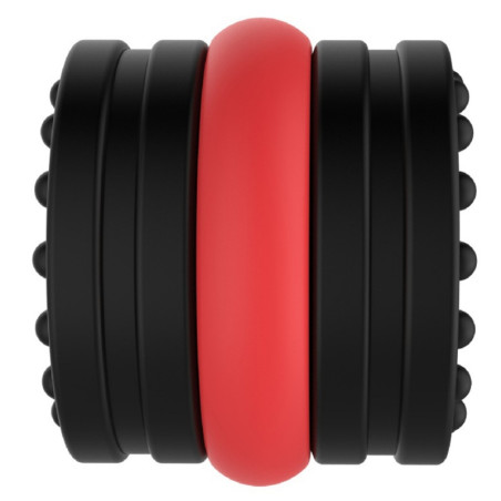 Ballstretcher souple DOBLO noir-rouge Hauteur 4 cm
