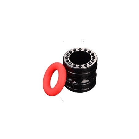 Ballstretcher souple DOBLO noir-rouge Hauteur 4 cm