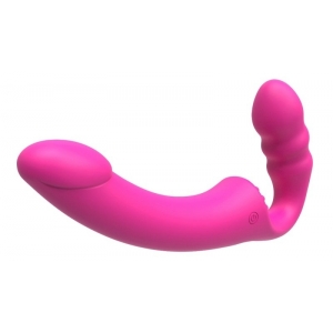 Vibro sans Harnais PIZZIE 13 x 3.5cm Rose