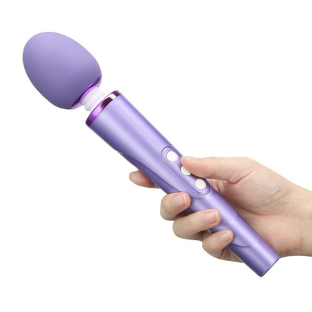 Wand EGGY 25cm | Tête 49mm Violet Rose