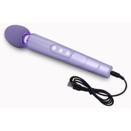 Wand EGGY 25cm | Tête 49mm Violet Rose
