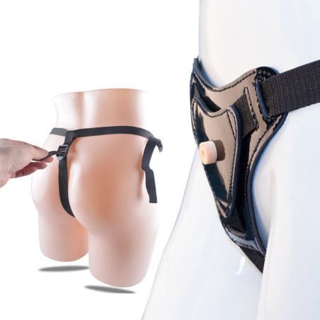Gode Ceinture Vibrant JERRIE 14 x 3.7cm Rose Saumon Doré