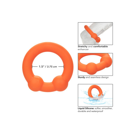 Cockring ALPHA DUAL BALL 37mm Orange