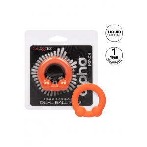 Cockring ALPHA DUAL BALL 37mm Orange