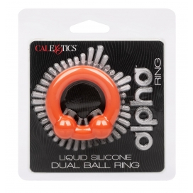 Cockring ALPHA DUAL BALL 37mm Orange 2