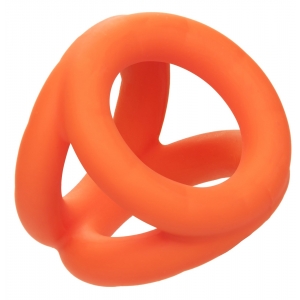Ballstretcher en silicone ALPHA TRI-RING Orange de 38mm