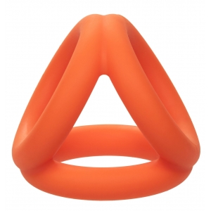 Ballstretcher en silicone ALPHA TRI-RING Orange de 38mm