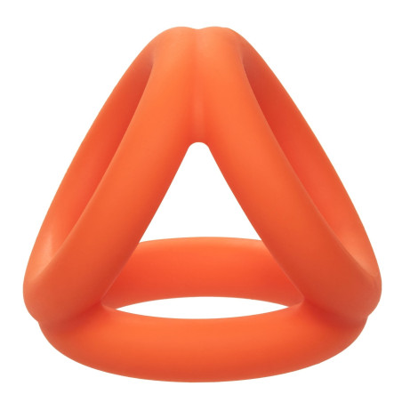 Ballstretcher en silicone ALPHA TRI-RING Orange de 38mm