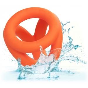 Ballstretcher en silicone ALPHA TRI-RING Orange de 38mm
