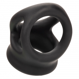 Ballstretcher en silicone ALPHA DUAL Noir de 37 mm