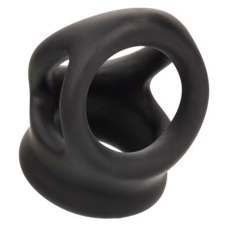 Ballstretcher en silicone ALPHA DUAL Noir de 37 mm