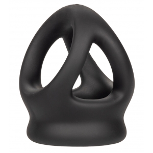 Ballstretcher en silicone ALPHA DUAL Noir de 37 mm