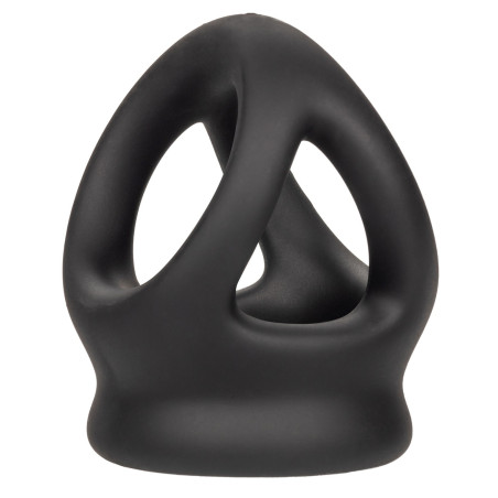 Ballstretcher en silicone ALPHA DUAL Noir de 37 mm