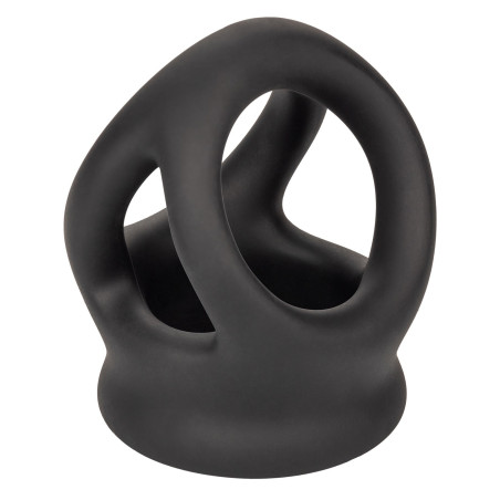 Ballstretcher en silicone ALPHA DUAL Noir de 37 mm