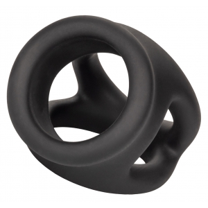 Ballstretcher en silicone ALPHA DUAL Noir de 37 mm