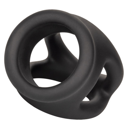 Ballstretcher en silicone ALPHA DUAL Noir de 37 mm