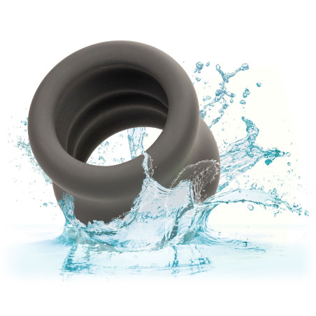 Ballstretcher silicone ALPHA SCROT Gris Hauteur 45 mm