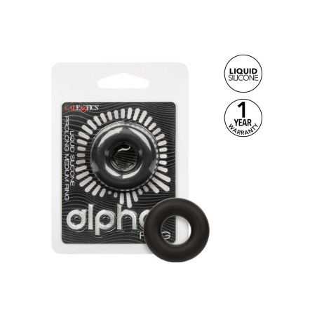 Cockring ALPHA BLACK 20mm Noir
