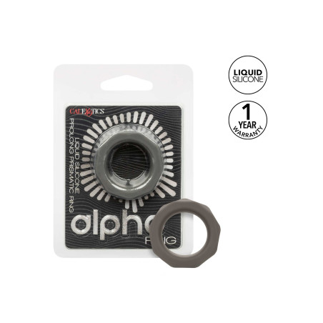 Cockring ALPHA GREY 25 mm Gris