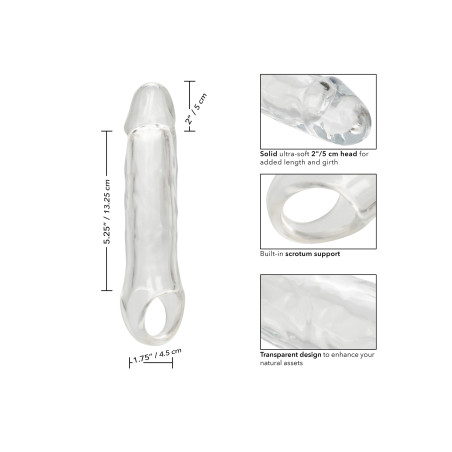 Gaine de pénis PERFORMANCE MAXX 18 cm Couleur Transparente