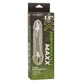 Gaine de pénis PERFORMANCE MAXX Transparente de 15 cm 2