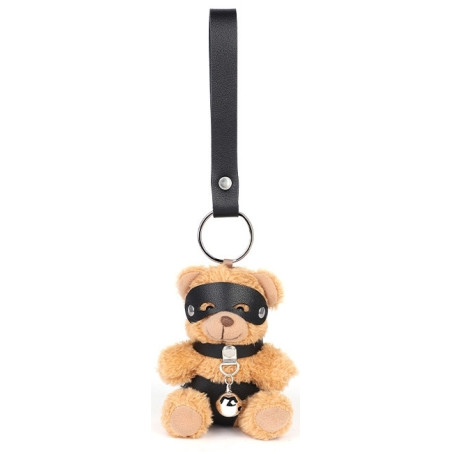 Ours Peluche Porte-Clés BEARI BELL Noir marron