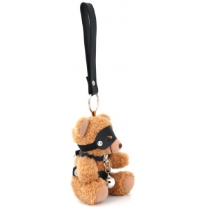 Ours Peluche Porte-Clés BEARI BELL Noir marron