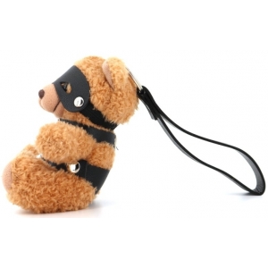 Ours Peluche Porte-Clés BEARI BELL Noir marron