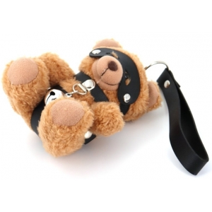 Ours Peluche Porte-Clés BEARI BELL Noir marron
