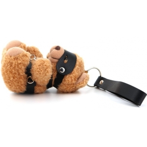Ours Peluche Porte-Clés BEARI BELL Noir marron