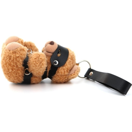 Ours Peluche Porte-Clés BEARI BELL Noir marron