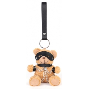 Ours Peluche Porte-Clés BEARI CHAIN Noir Marron